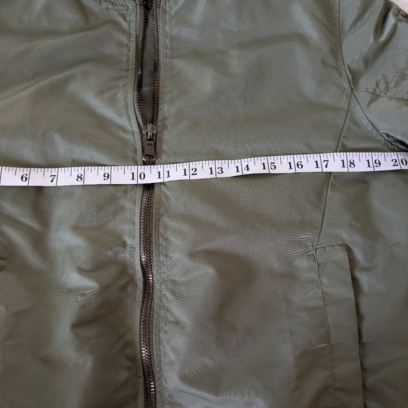 Bomber style jacket by Structure Collection in Military green sz S - Picture 5 of 7